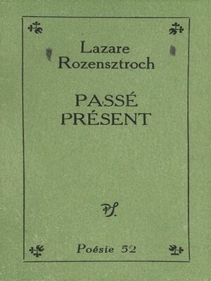 cover image of Passé présent